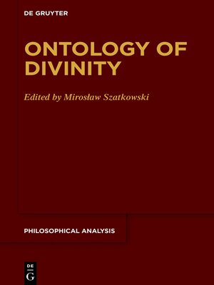 cover image of Ontology of Divinity